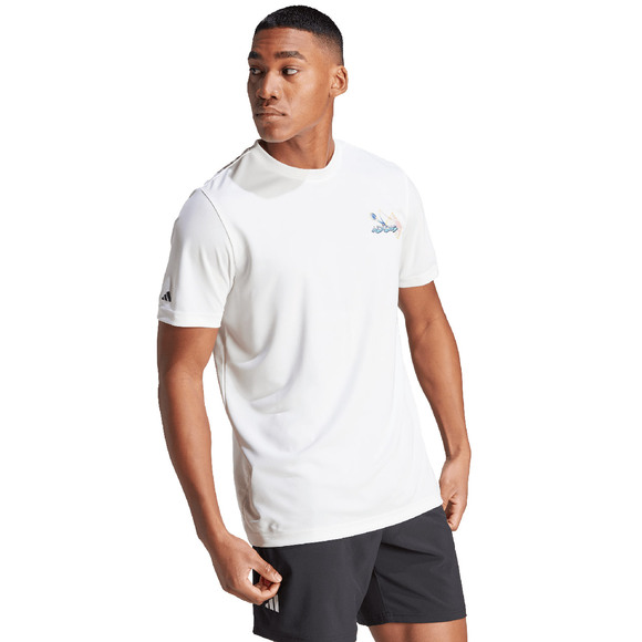 Koszulka męska adidas Tennis APP biała II5917