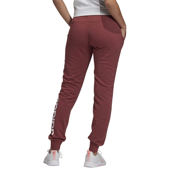Spodnie damskie adidas Essentials Linear bordowe GD3024