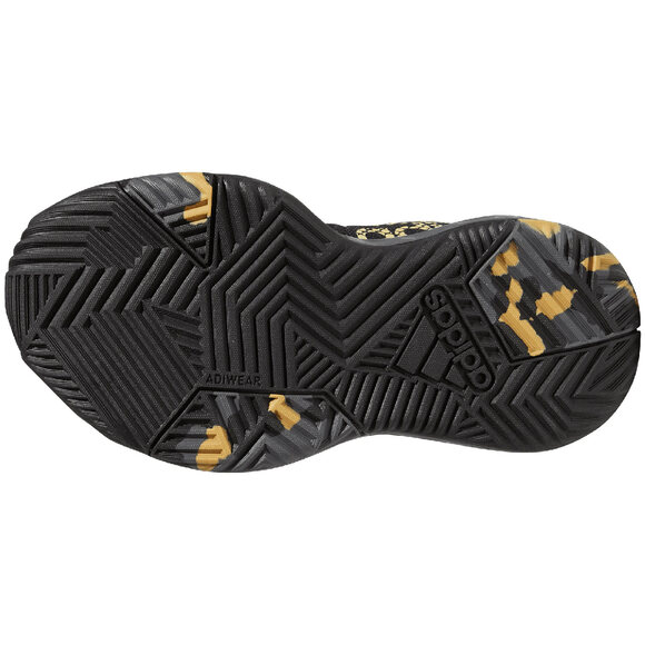 Buty dla dzieci adidas Ownthegame 2.0 czarno-złote GZ3381