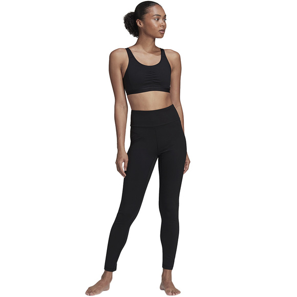 Legginsy damskie adidas Yoga Essentials High-Waisted czarne HD6803 