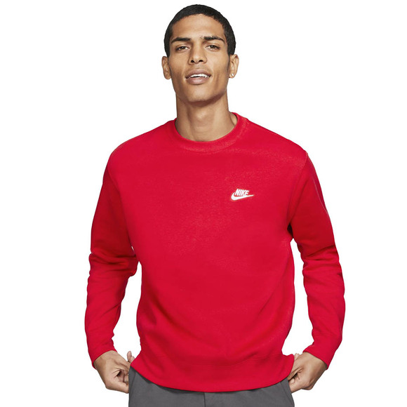 Bluza męska Nike Club Crew BB czerwona BV2662 657