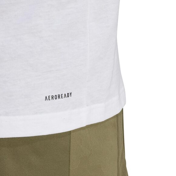 Koszulka męska adidas Train Essentials Seasonal Training Graphic biała IJ9603