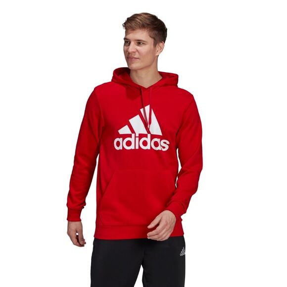 Bluza męska adidas Essentials Big Logo czerwona GV0249 