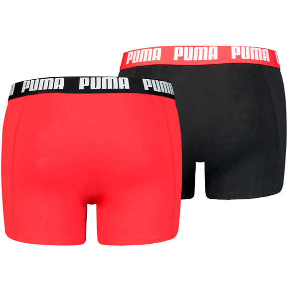 Bokserki męskie Puma Basic Boxer 2P czerwone, czarne 906823 09/5210150017