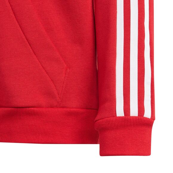 Bluza dla dzieci adidas Tiro 23 League Sweat Hoodie czerwono-biała HS3607