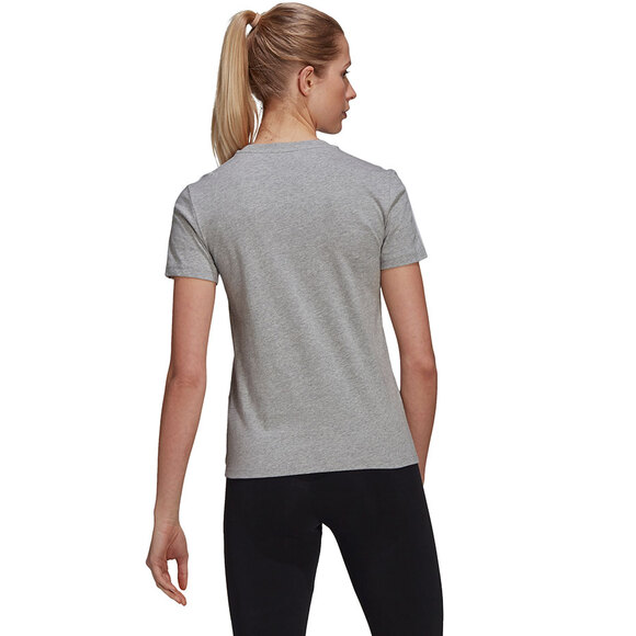 Koszulka damska adidas Essentials Slim T-shirt szara GL0785