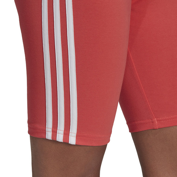 Spodenki damskie adidas Tight 3-Stripes Bike Shorts koralowe HF1862