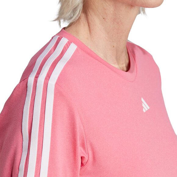 Koszulka damska adidas Aeroready Train Essentials 3-Stripes Tee różowa HZ5688