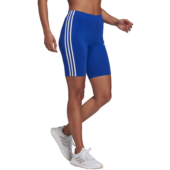 Spodenki damskie adidas Essentials 3-Stripes Bi niebieskie H07767