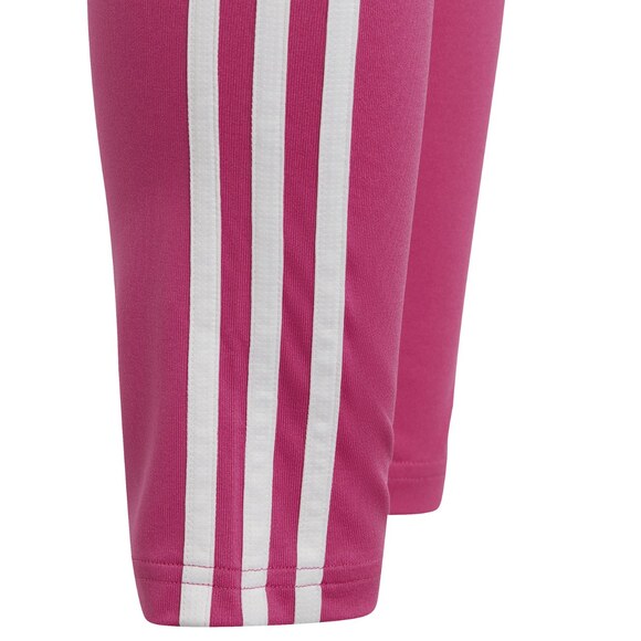 Legginsy dla dzieci adidas Essentials Aerorady 3-Stripes High-Waisted Tights różowe HR5790
