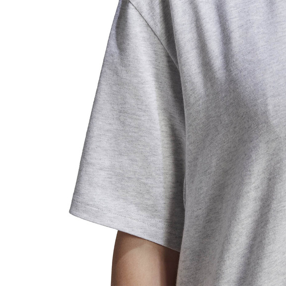 Koszulka damska adidas Oversize jasnoszara H33363