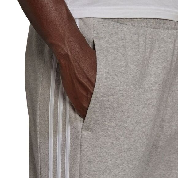 Spodnie damskie adidas Essentials Colorblock Block Cut 3-Stripes Regular Tapered Pants szare HB2768
