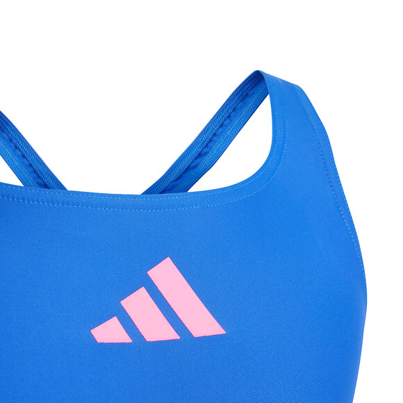 Kostium kąpielowy dla dziewczynki adidas Solid Small Logo niebieski IQ3973