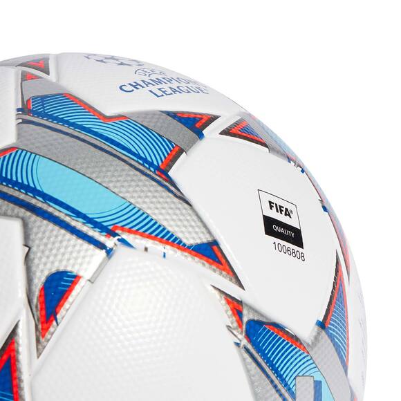 Piłka nożna adidas UCL League 23/24 Group Stage biało-niebieska IA0954