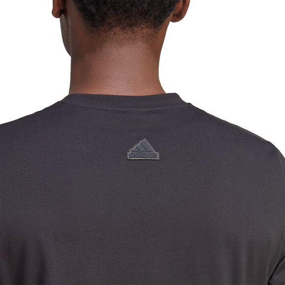 Koszulka męska adidas Sportsweare Futur Icons Metallic Tee czarna II3468