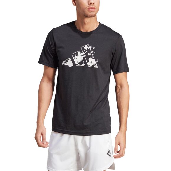 Koszulka męska adidas Train Essentials Seasonal Training Graphic czarna IJ9601