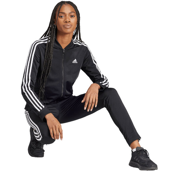 Dres damski adidas Essentials 3-Stripes czarny IJ8781
