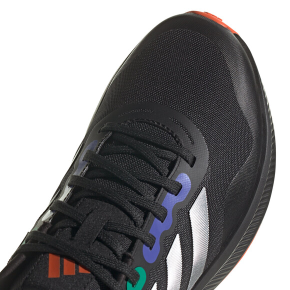 Buty męskie adidas Runfalcon 3 TR czarno-zielono-fioletowe HP7570