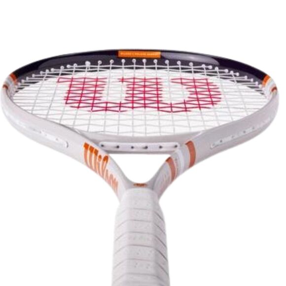 Rakieta do tenisa ziemnego Wilson Roland Garros Triumph TNS RKT1 4 1/8 biało-granatowo-pomarańczowa WR127110U1
