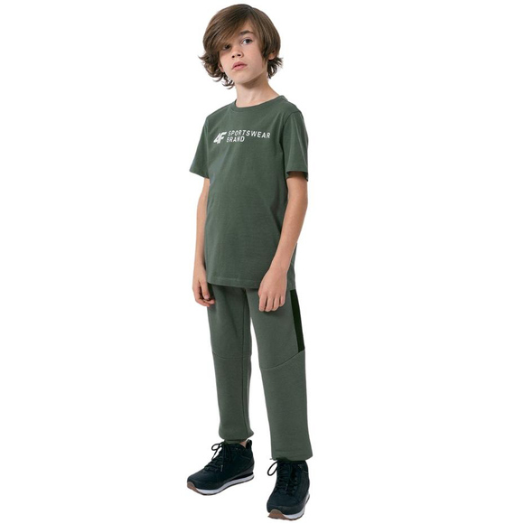 Spodnie dla chłopca 4F morska zieleń HJZ22 JSPMD002 46S