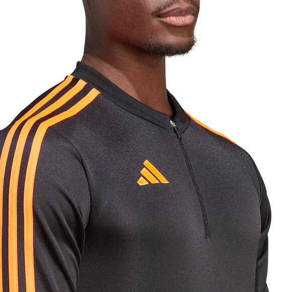 Bluza męska adidas Tiro 23 Club Training Top czarno-pomarańczowa HZ0182