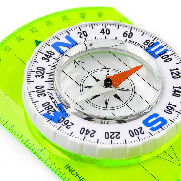 Kompas z linijką Meteor zielony 8568 71009  