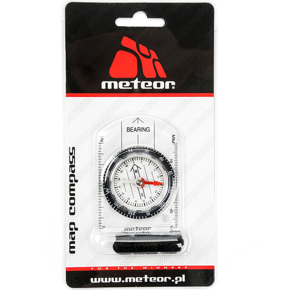 Kompas mały z linijką Meteor 8574 71011