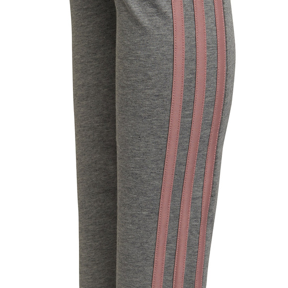 Legginsy adidas 3-Stripes Cotton Tights szare HD4368