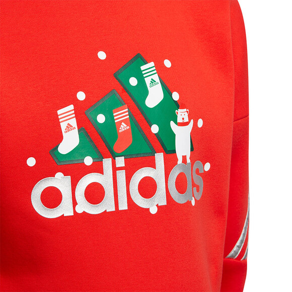 Dres dla dzieci adidas LK Holiday Set czerwono-granatowy H40344
