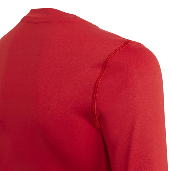 Koszulka dla dzieci adidas Youth Techfit Long Sleeve czerwona H23154
