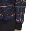 Bluza damska adidas W Ur Halfzip czarno-niebiesko-pomarańczowa FT9731