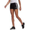 Spodenki damskie adidas Essentials Slim Shorts czarno-białe GM5523