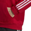 Bluza męska adidas Tiro 23 League Sweat Hoodie czerwono-biała HS3600