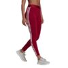 Legginsy damskie adidas Loungewear Essentials 3-Stripes czerwone HD1826