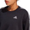 Bluza damska adidas Essentials 3-Stripes Crop czarna HR4926