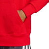 Bluza męska adidas Essentials French Terry Big Logo Hoodie czerwona IC9365