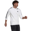 Bluza męska adidas Essentials Fleece 3-Stripes Hoodie biała GU2522