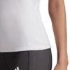 Koszulka damska adidas Studio Slim Strappy Back Tank Top biała HE3141