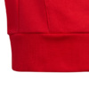 Bluza dla dzieci adidas Colorblock Fleece Hoodie czerwona HC5657