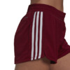 Spodenki adidas damskie Pacer 3-Stripes Knit Shorts czerwone HM3887