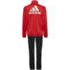 Dres dla dzieci adidas Essentials Track Suit czerwono-czarny HP0846