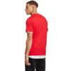 Koszulka męska adidas Essentials Single Jersey Linear Embroidered Logo czerwona IC9278