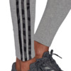 Legginsy damskie adidas Loungewear Essentials 3-Stripes szare HE7016