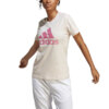 Koszulka damska adidas Loungewear Essentials Logo Tee kremowa IB9455