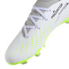 Buty piłkarskie dla dzieci adidas Predator Accuracy.3 FG biało-szare IE9504