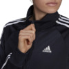 Bluza damska adidas Primegreen Essentials Warm-Up 3-Stripes SlimFit granatowa H48444