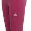 Legginsy dla dzieci adidas Essentials Linear Logo Cotton Tights różowe IC3581