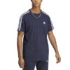 Koszulka męska adidas Essentials Single Jersey 3-Stripes Tee granatowa IC9335