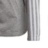 Bluza dla dzieci adidas Essentials 3-Stripes Full-Zip Hoodie szara IC3635