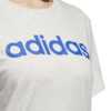 Koszulka damska adidas Essentials Linear Loose Tee szara GD2912